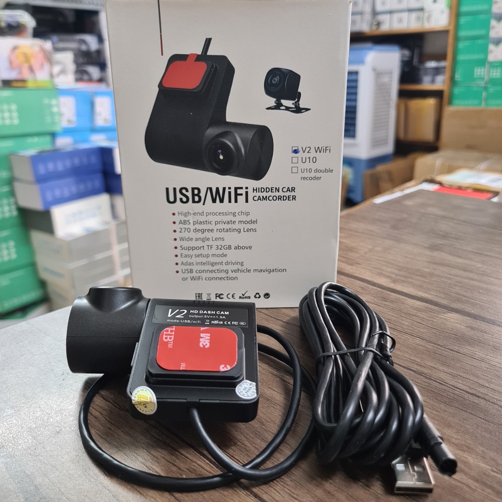 Camera Hành Trình USB/WIFI phiên bản V2 Wifi dùng cho xe ô to kết nối màn hình androi - Xem trên điện thoại | BigBuy360 - bigbuy360.vn