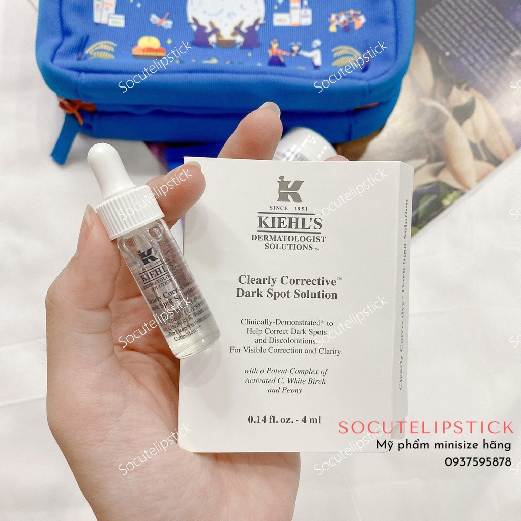 Set dưỡng da Kiehl’s 6 món mini tặng kèm túi