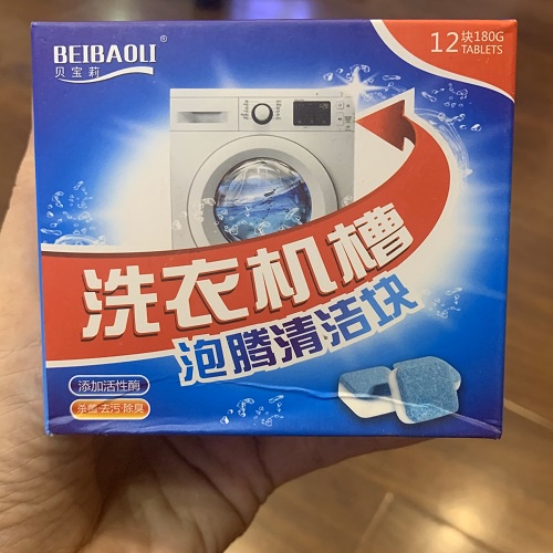 Hộp 12 Viên Sủi Tẩy Lồng Máy Giặt