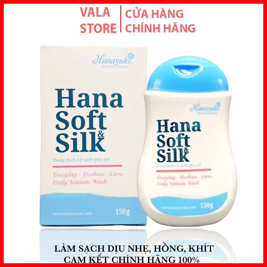 [Chính Hãng] Dung Dịch Vệ Sinh Phụ Nữ Hana Soft Silk Hanayuki 150g