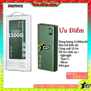 Pin dự phòng Remax RPP-17 15.000mAh