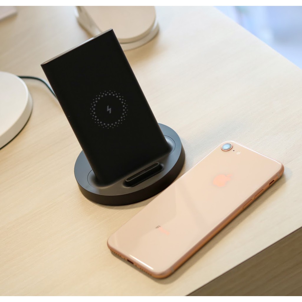 Sạc nhanh không dây Xiaomi 20w WPC02ZM đế sạc không dây kiêm giá đỡ điện thoại tiện lợi - Minh Tín Shop