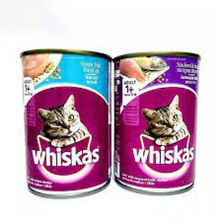 6 lon pate WHISKAS 400gr mix vị