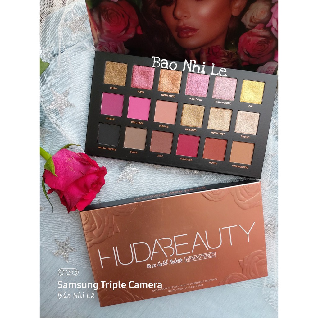 [CÓ SẴN] Bảng phấn mắt Desert Dusk/Rose Gold Huda Beauty