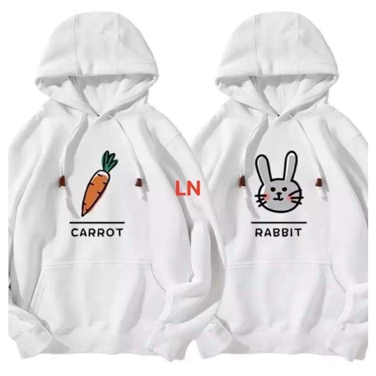 Áo đôi hoodie carot LN11(2chiếc)
