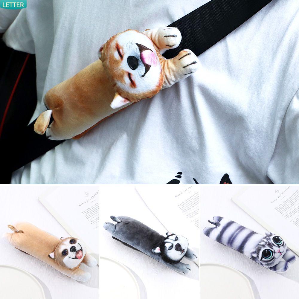1 Vỏ Bọc Dây Đai An Toàn Họa Tiết Hoạt Hình Trang Trí Nội Thất Xe Hơi