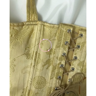 Áo corset màu vàng 2hand