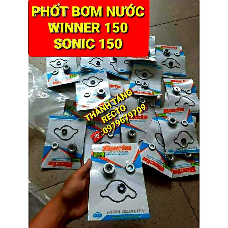 PHỐT BƠM NƯỚC WINNER 150/SONIC 150 CHÍNH HÃNG RECTO