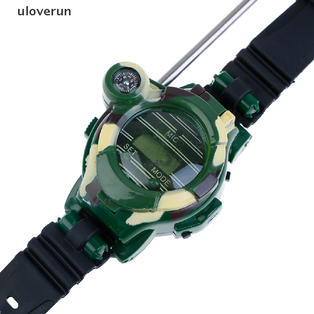 Set 2 Bộ Đàm Trẻ Em 7 Trong 1 Tích Hợp Đồng Hồ Đeo Tay Tiện Dụng