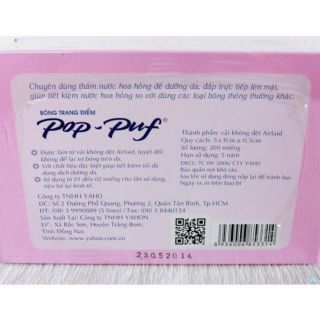Bông tẩy trang pop - puf