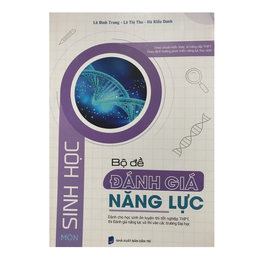 Sách Bộ Đề Đánh Giá Năng Lực Môn Sinh Học