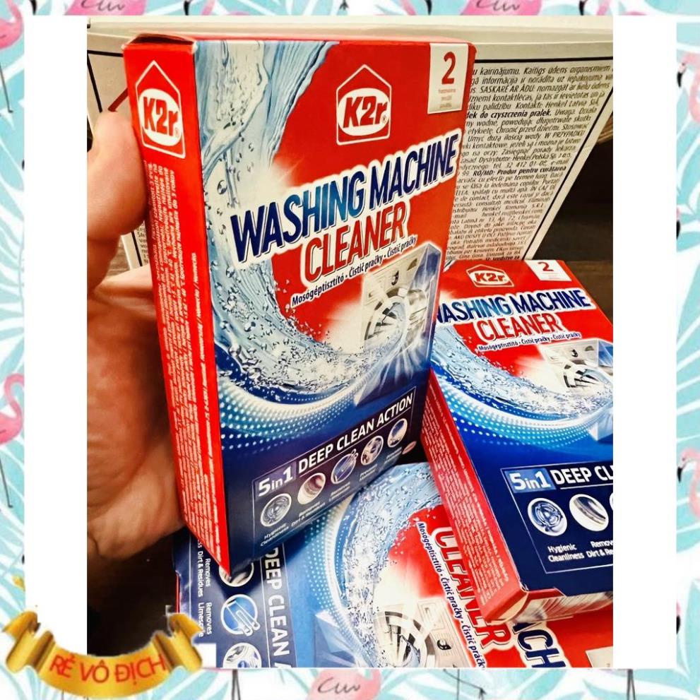 CHÍNH HÃNG Henkel Chất Tẩy Rửa Máy Giặt 3in1 K2r Washing Machine