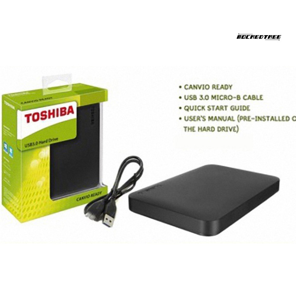 Ổ Cứng Ngoài Mocr Toshiba 500gb / 1tb / 2tb Usb 3.0 Cho Máy Tính | BigBuy360 - bigbuy360.vn