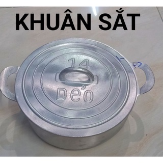 Nồi Gang Đúc Bằng Khuân Sắt Đường kính 23cm đã được mài bóng