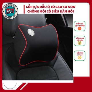 [XẢ] Gối Tựa Đầu Xe Ô Tô Cao Su Non Cao Cấp Siêu Đàn Hồi Không Xẹp Lún