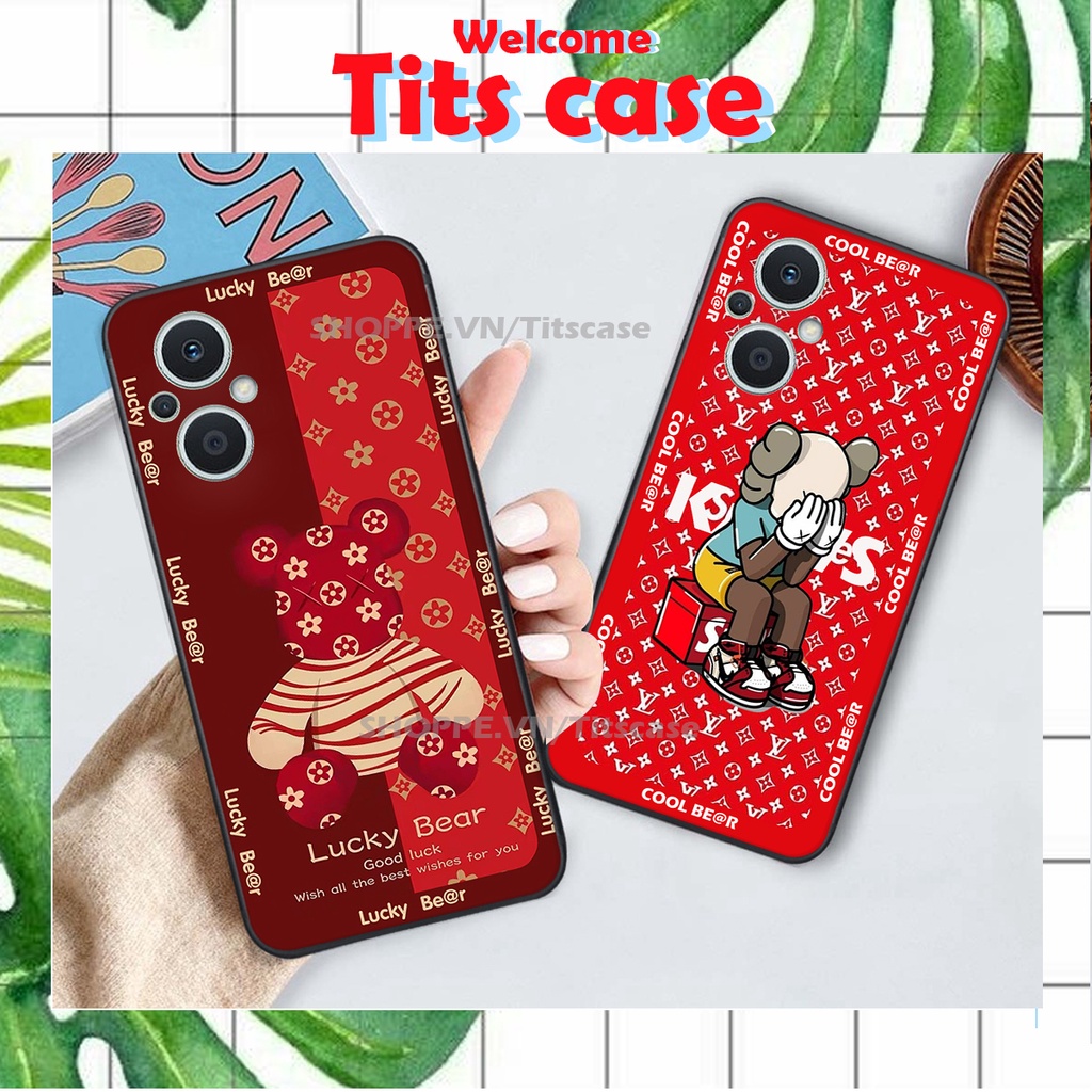 Ốp lưng Oppo RENO 7Z 5G / RENO 8Z 5G n hình GẤU K@WS- BE@R COOL-CỰC XINH-RẺ-BỂN -ĐẸP