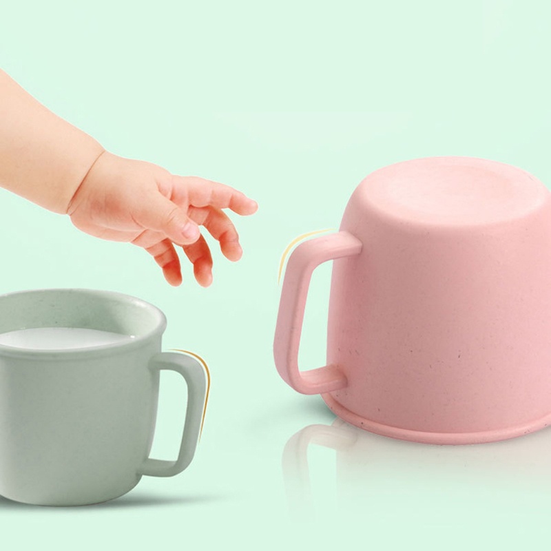 Cốc Uống Nước Có Tay Cầm Và Ống Hút Dành Cho Trẻ Em