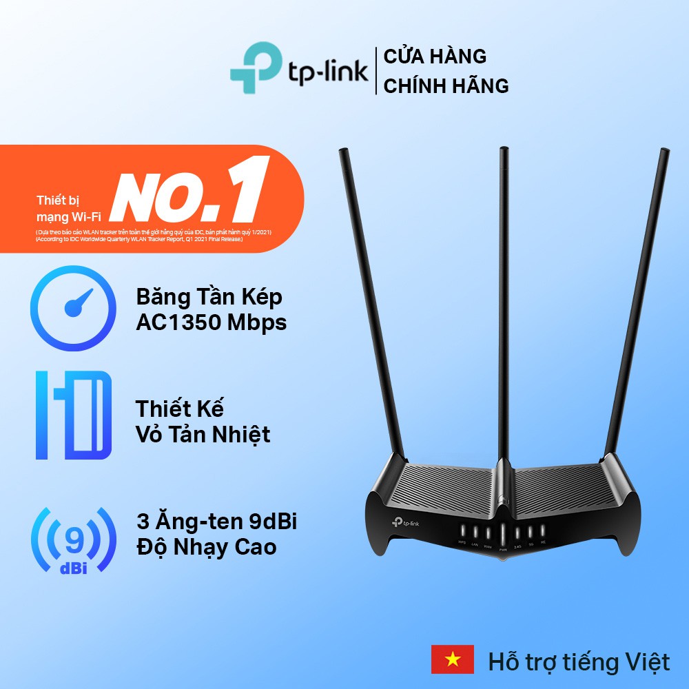 [Hỏa Tốc] Bộ Phát Wifi TP-Link Archer C58HP Chuẩn AC 1350Mbps Xuyên Tường Độ Lợi Cao