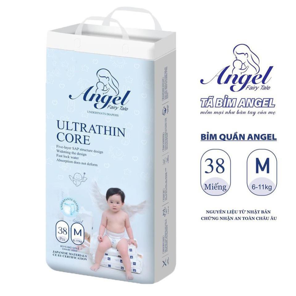 [MUA 1 TẶNG 1] Combo 2 Bỉm Quần ANGEL Absorbent Sẵn Đủ Size M38 - L36 - XL34 - XXL32 - XXXL30