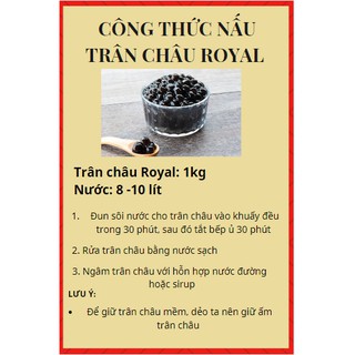 Trân châu Caramel ROYAL Cao cấp  ( 2kg )