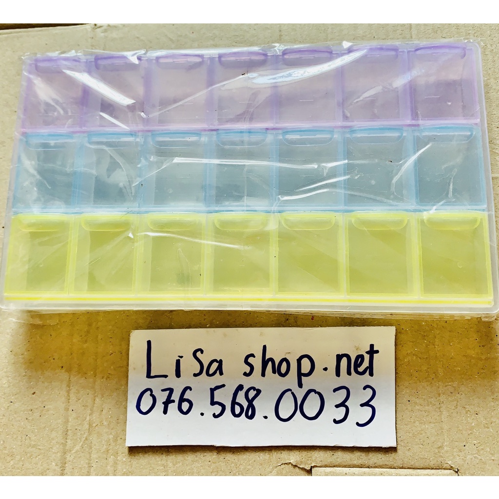 Hộp đựng đá của tranh đính đá