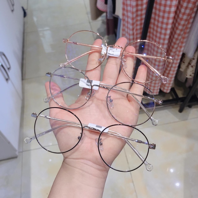 [ Ảnh thật ] Kính gọng Mắt tròn Vintage Kim loại KOREA - 1 | BigBuy360 - bigbuy360.vn