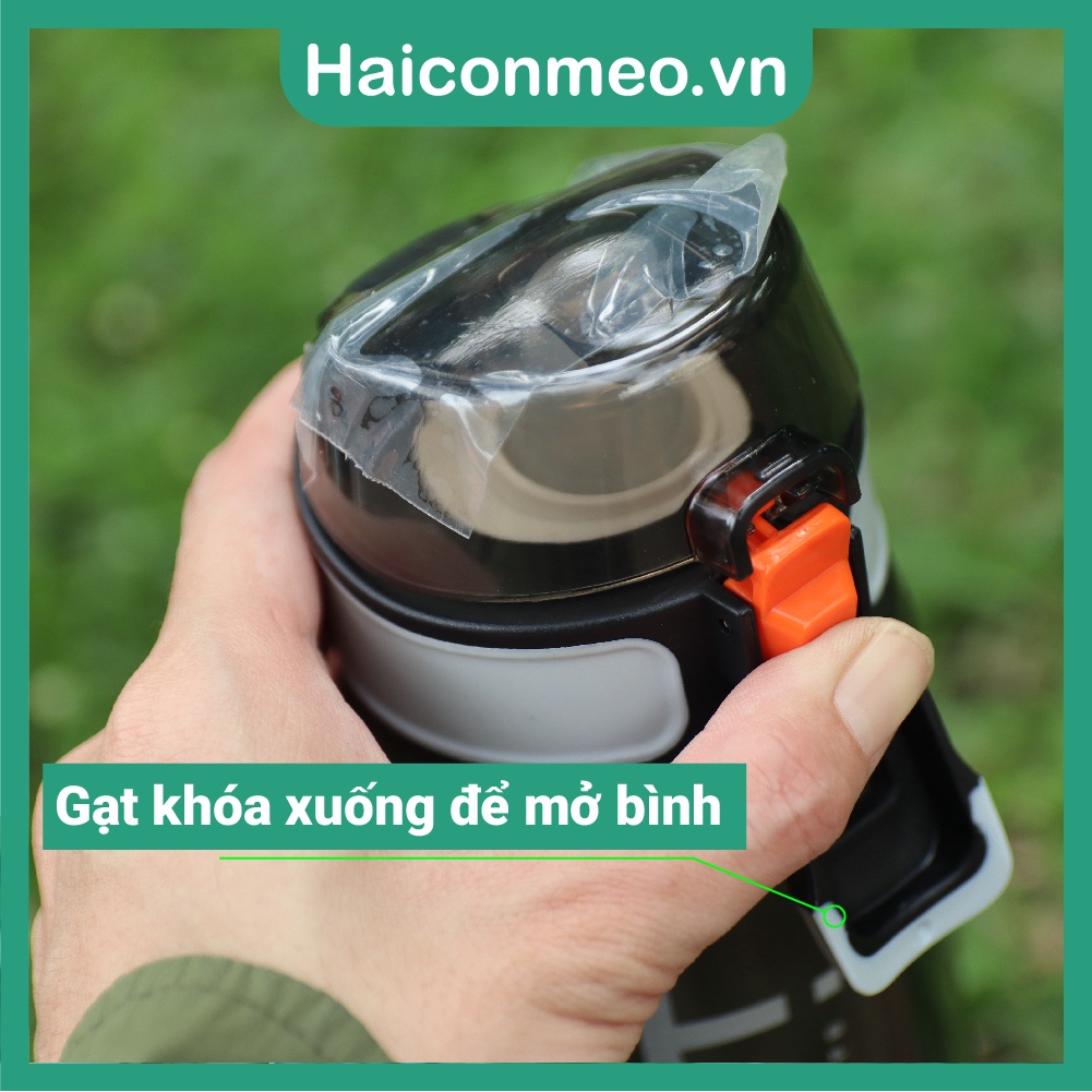 Bình Nước Thể Thao có ống hút Tập cầu lông, đạp xe, tập gym,... 700ml SPORT