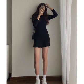 Váy len body tôn dáng dễ mặc