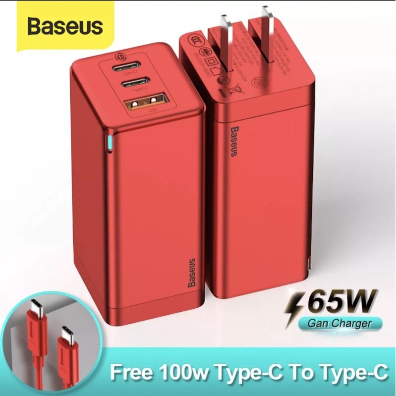 Sạc siêu nhanh Baseus GaN2/GaN3 Pro 65w/100w Sạc l QC 4.0