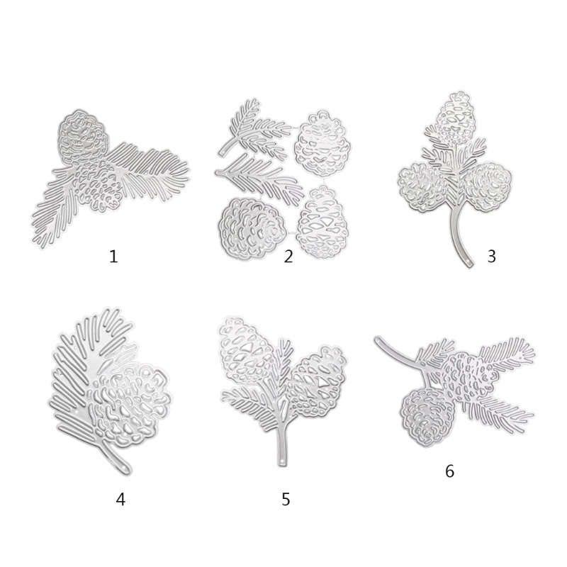 Khuôn Cắt Giấy Làm Từ Kim Loại Hình Nón Họa Tiết Giáng Sinh Trang Trí Scrapbook