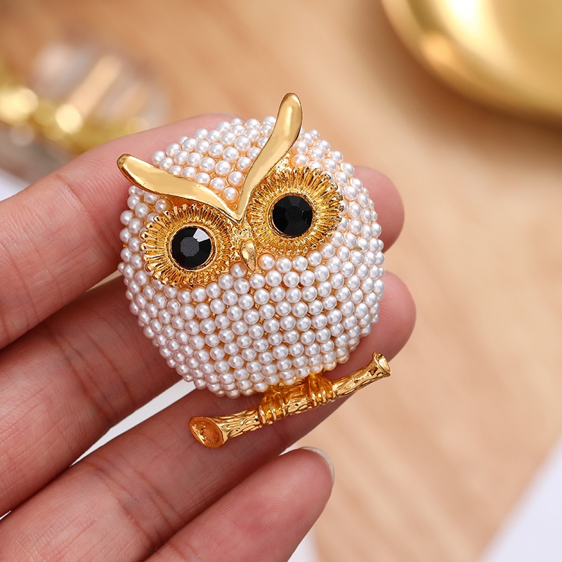 Ghim CàI ÁO HìNh Chú Cú ĐíNh Kim Cương Giả ThờI Trang Cho Nam Nữ