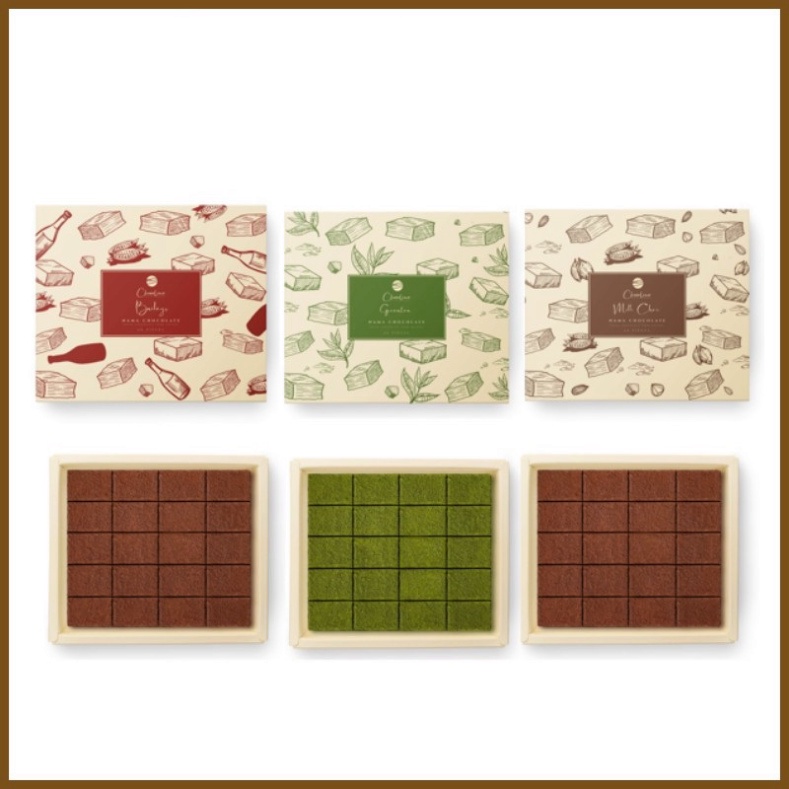 COMBO 3 hộp FULLSIZE BẤT KỲ- NAMA CHOCOLATE -SÔ CÔ LA TƯƠI-QUÀ TẶNG VALENTINE-năm mới-sinh nhật