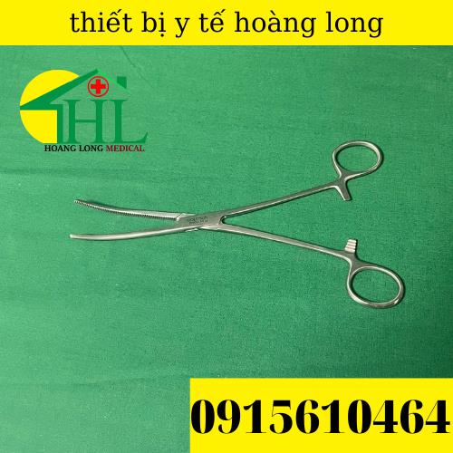 Panh Y Tế, Panh Gắp Phẫu Thuật, Pen Kẹp Y Tế, Panh Cong Không Mấu 20cm - Hàng Pakistan
