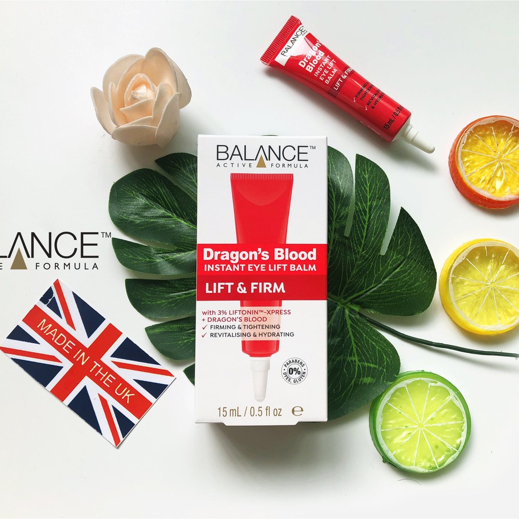 Kem Mắt Balance Máu Rồng Căng Da Balance Active Formula Dragon's Blood Instant Eye Lift Balm 15ml