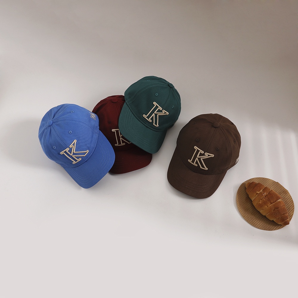 Nón Lưỡi Trai Thêu Chữ K Thời Trang Hàn Quốc Mới Dành Cho Bé Trai Bé Gái