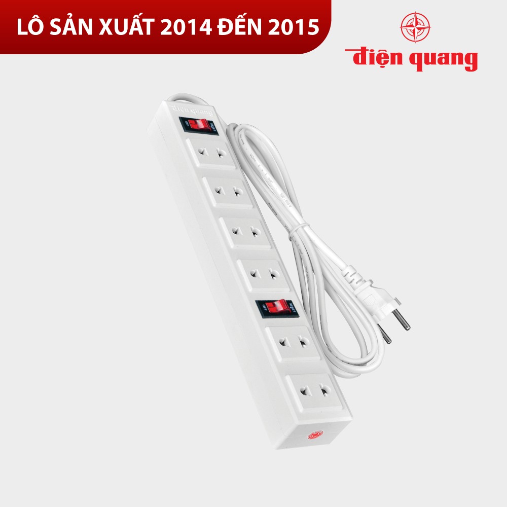 Ổ cắm điện Điện Quang 001A-01 2M