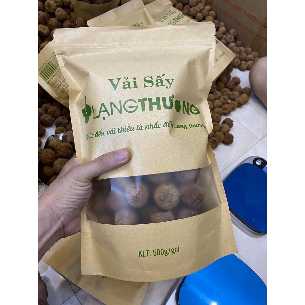 Combo 1kg Vải thiều sấy khô Lạng Thương (02 gói 500g) | BigBuy360 - bigbuy360.vn
