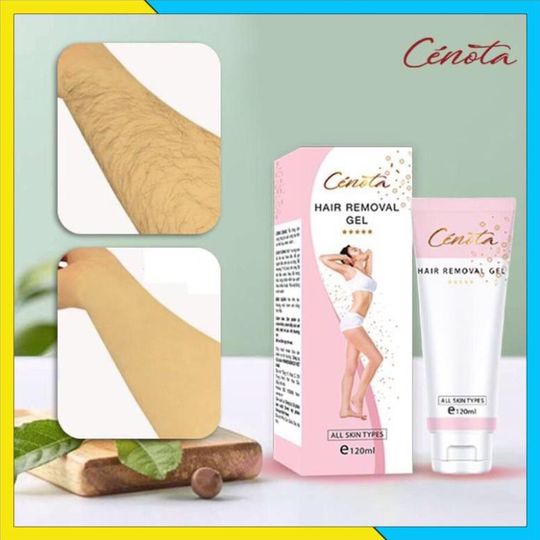 Kem tẩy lông Cénota 120ml an toàn, dịu nhẹ, giúp giữ ẩm không gây đau rát cho da - Mã C09