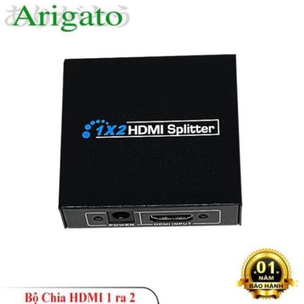 (GIÁ RẺ) - Bộ chia HDMI 1/2 ARIGATO Đảm Bảo Chất Lượng.BCH