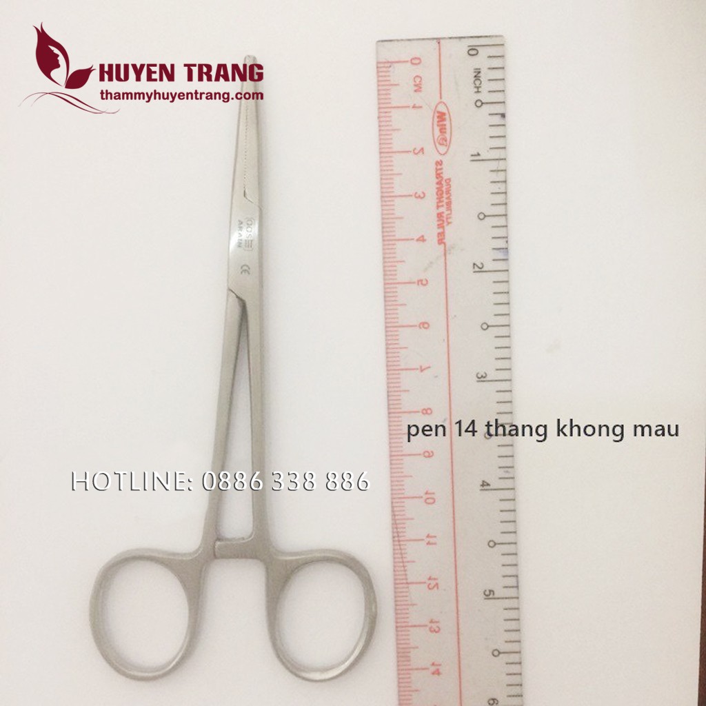 Panh Y Tế 12, 14, 16, 18, 20cm Thẳng / Cong, Có Mấu / Không Mấu, Kéo Cắt Chỉ - Chính Hãng PAKISTAN