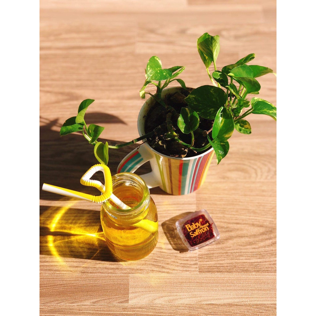 Nhuỵ hoa nghệ tây chính hãng Baby SAFFRON hộp 1gr hàng Ấn Độ loại 1 thương hiệu Baby Brand