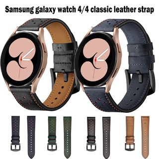 Dây Đeo Thay Thế Chất Liệu Da Cho Đồng Hồ Thông Minh Samsung Galaxy watch 4