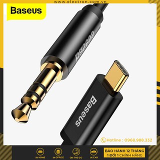 CÁP CHUYỂN ĐỔI ÂM THANH TYPE-C SANG 3.5 AUX AUDIO BASEUS M01
