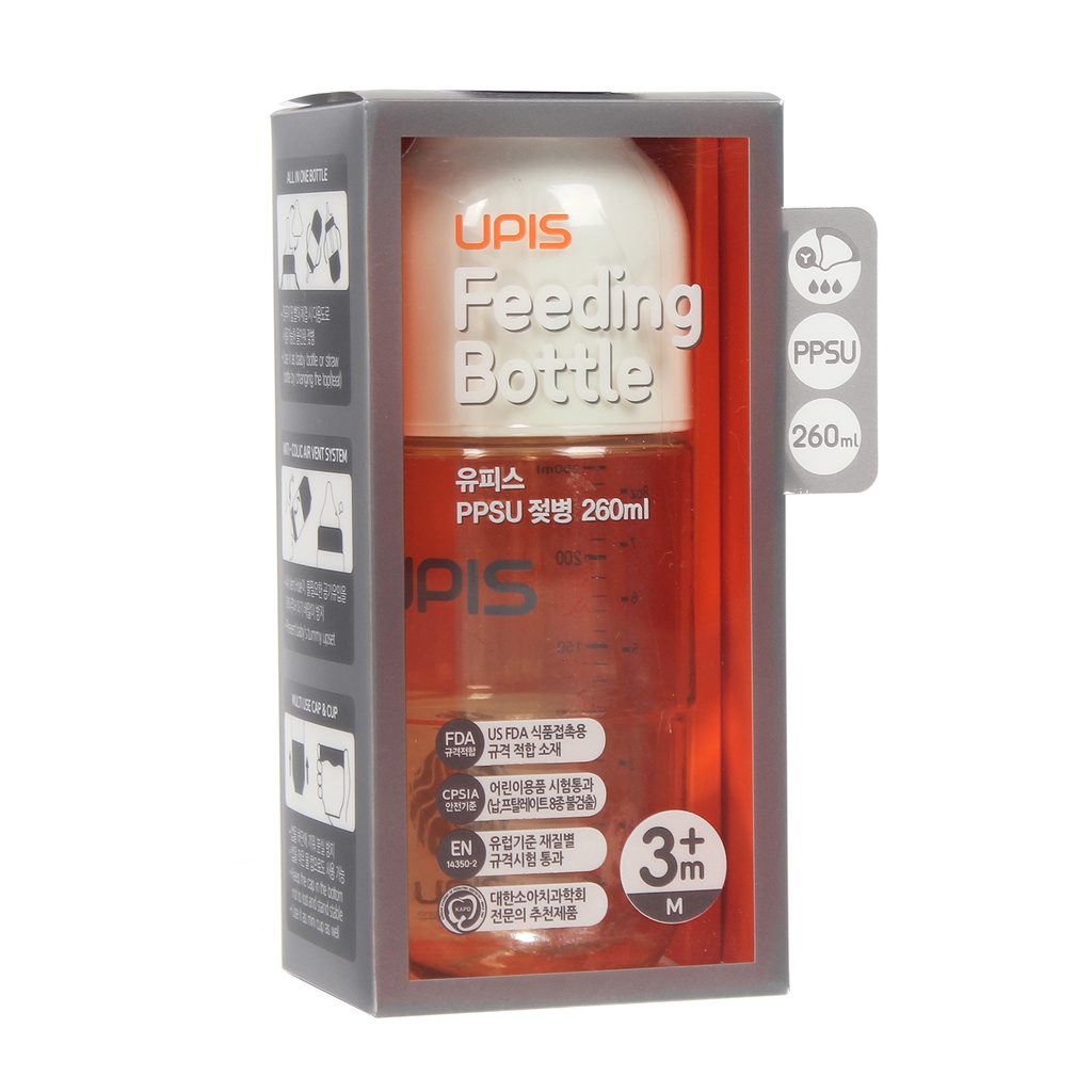 Bình sữa Upis Premium PPSU 260ml
