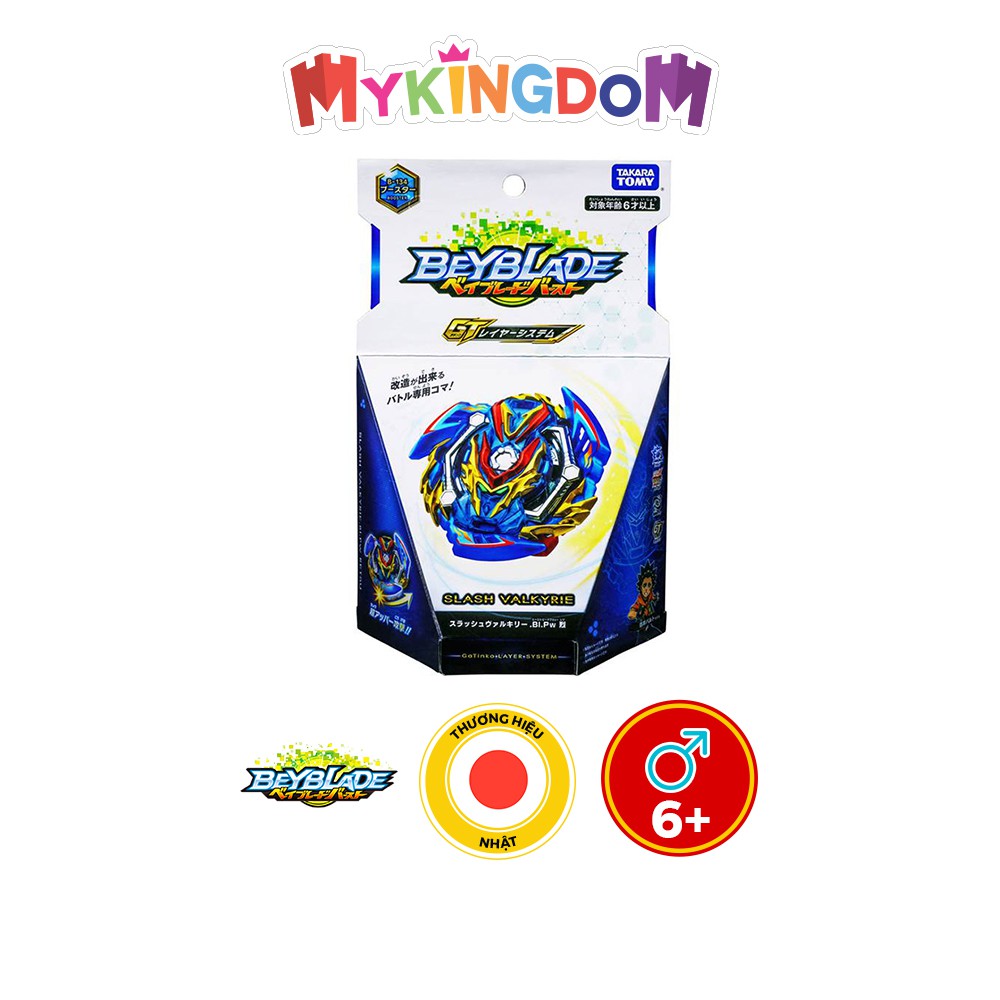 Đồ Chơi BEYBLADE 4 Con Quay B-134 Booster Slash Valkyrie.Bl.Pw 123804