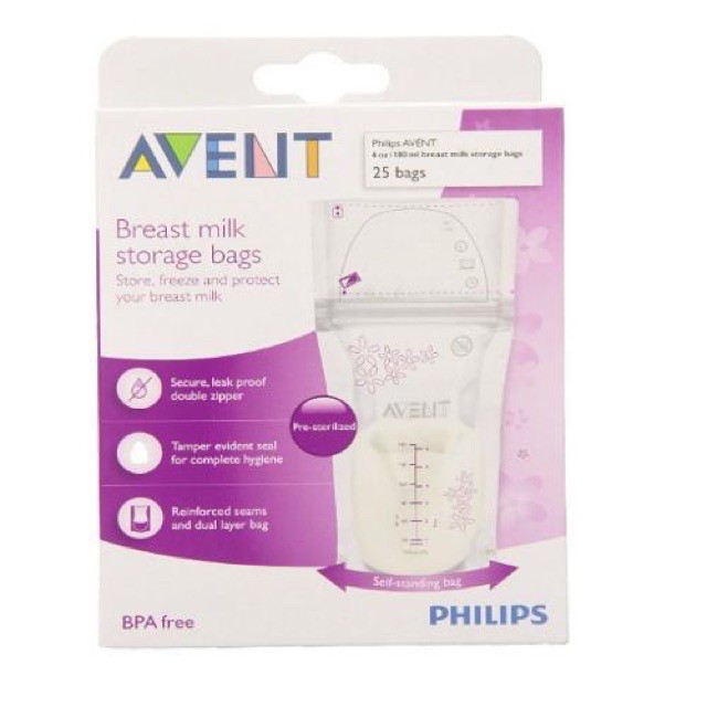 Bộ 25 túi trữ sữa Philips AVENT