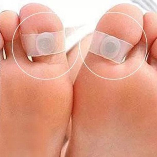 Set 2 vòng từ tính đeo ngón chân chất liệu silicon chất lượng cao