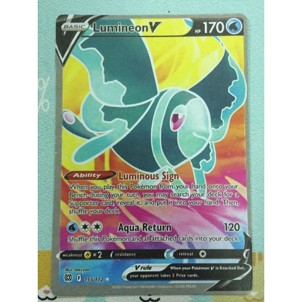 01 thẻ bài Pokemon Brilliant Stars V