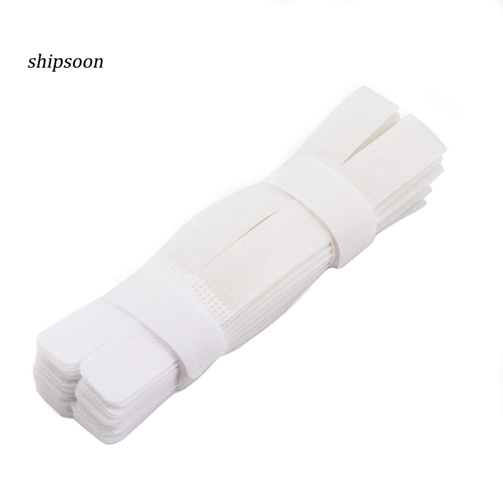 Bộ 50 miếng băng gai dính quấn dây cáp chống rối tiện dụng