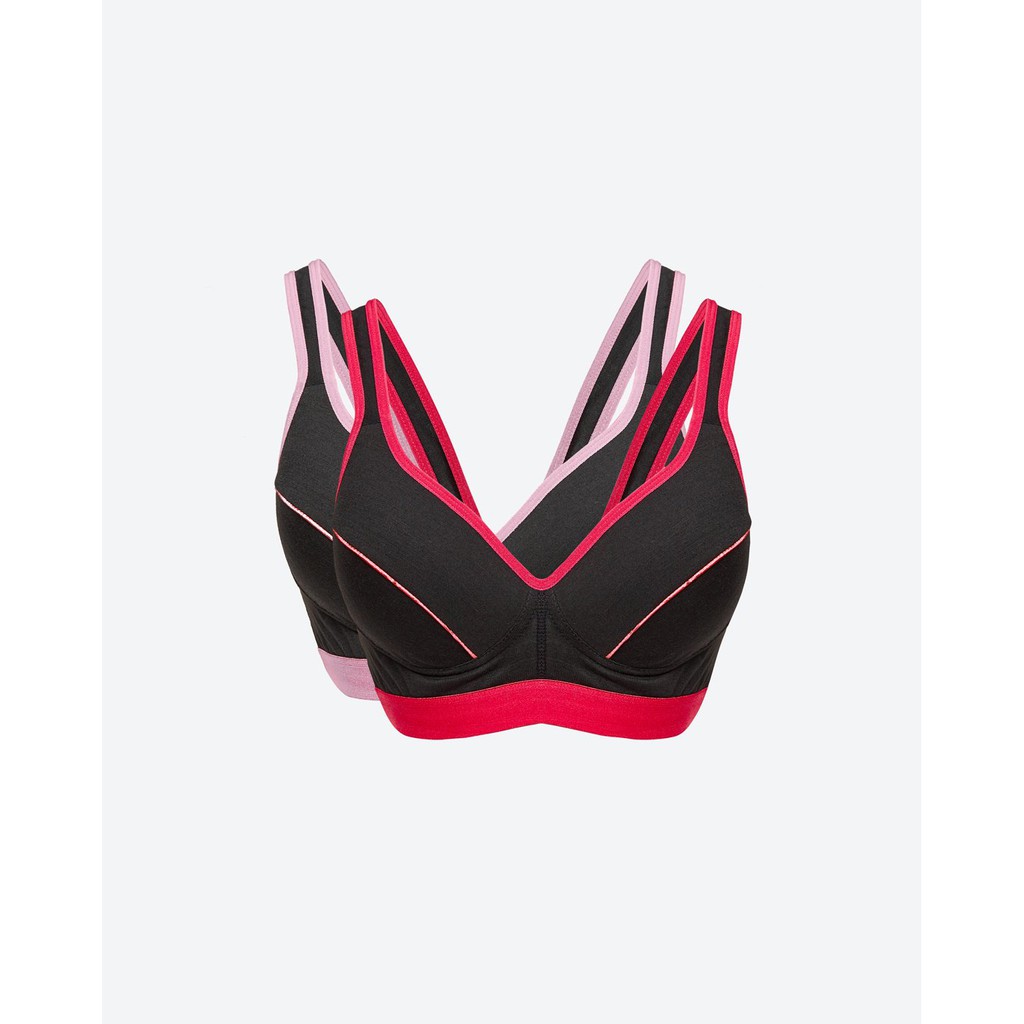 Viviane - Combo 2 áo ngực thể thao ôm trọn, định hình và nâng đỡ ngực - High Impact Strappy Back Sports Bra